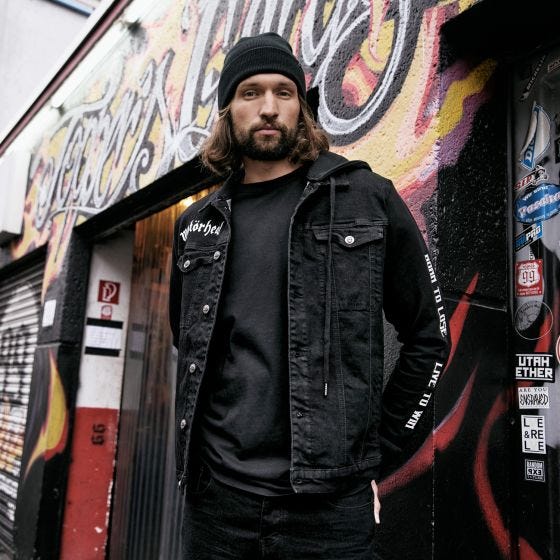 Brandit Motörhead Cradock Jeansjacke - Schwarz