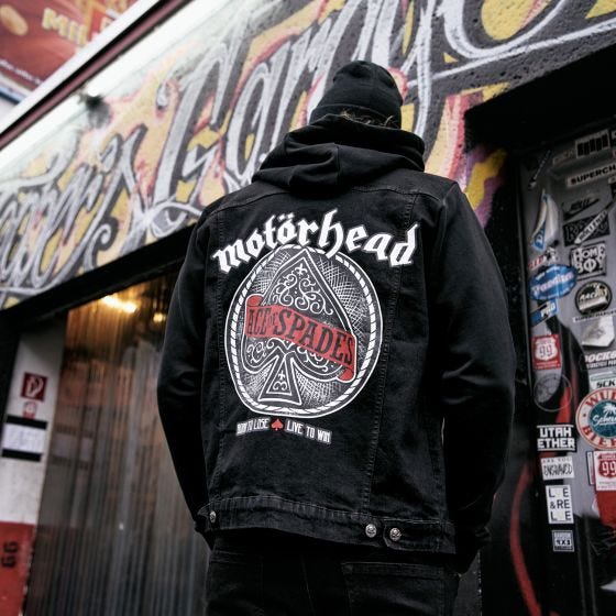 Brandit Motörhead Cradock Jeansjacke - Schwarz