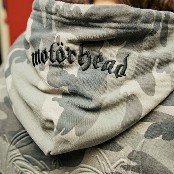 Brandit Motörhead Sweathoody Kapuze - Grey Camo