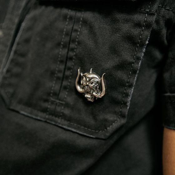 Brandit Motörhead Vintage Kurzarmhemd - Schwarz