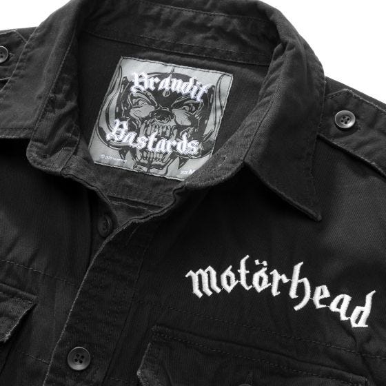 Brandit Motörhead Vintage Shirt - Schwarz