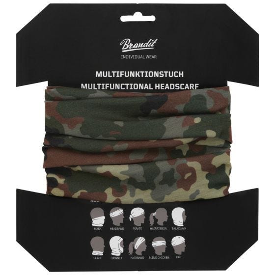 Brandit Multifunctional Halsmanschette - Flecktarn