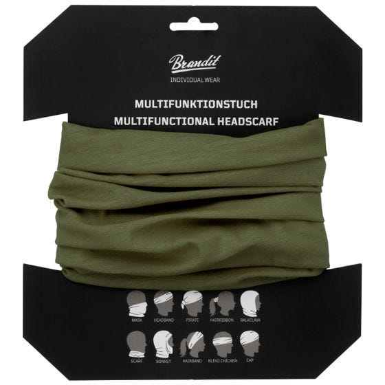 Brandit Multifunctional Halsmanschette - Olivgrün