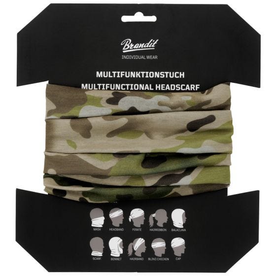 Brandit Multifunctional Halsmanschette - Tactical Camo