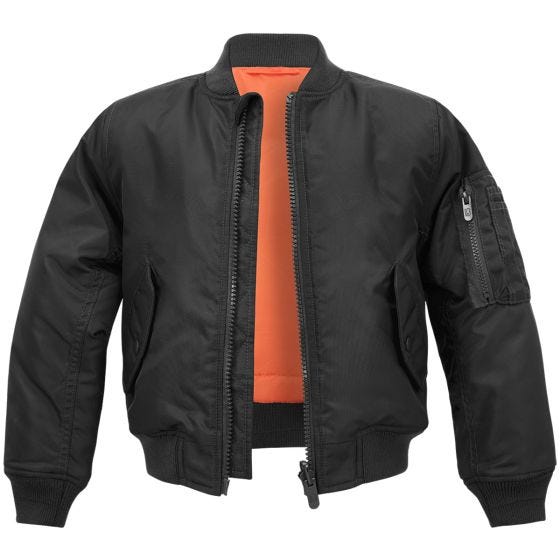Brandit Kinder MA1 Jacke - Schwarz