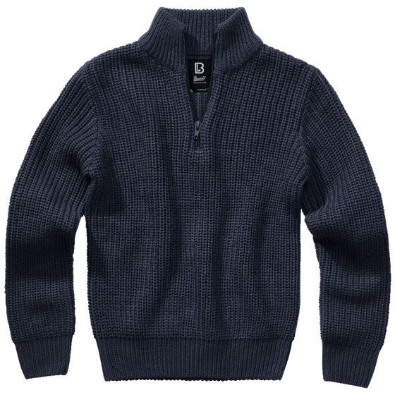 Brandit Kinder Marine Troyer Pullover - Navy