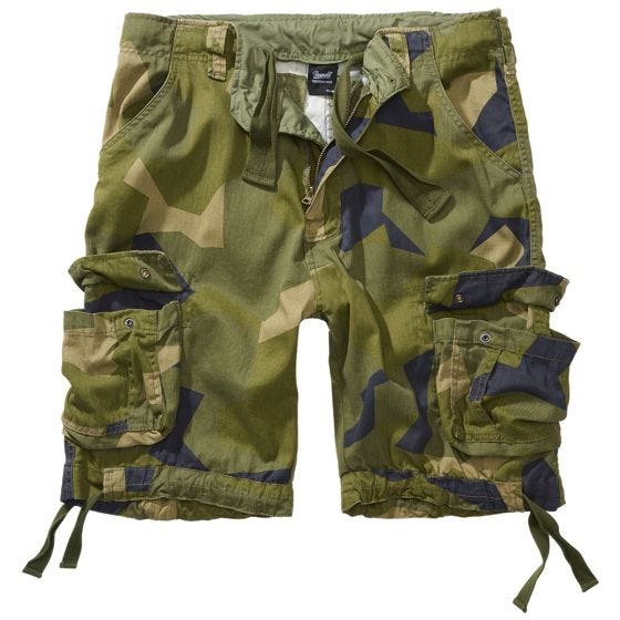 Brandit Urban Legend Shorts - Swedish M90 Camo