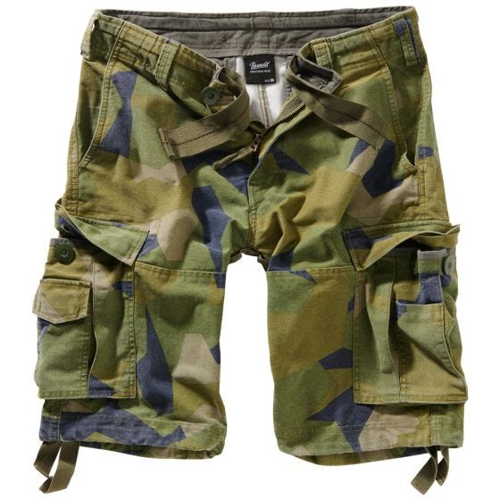 Brandit Vintage Classic Shorts - Swedish M90 Camo