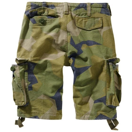 Brandit Vintage Classic Shorts - Swedish M90 Camo