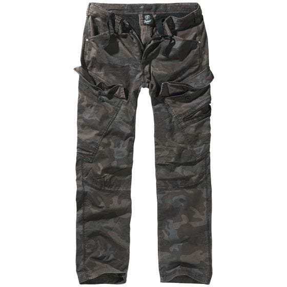 Brandit Adven Hose in Slim-Fit-Passform Dark Camo