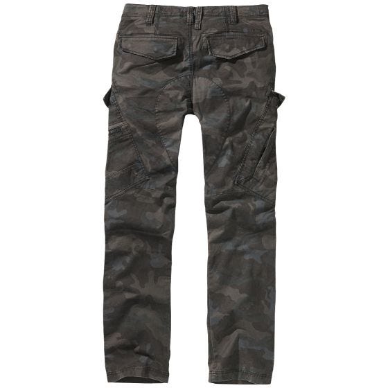 Brandit Adven Hose in Slim-Fit-Passform Dark Camo