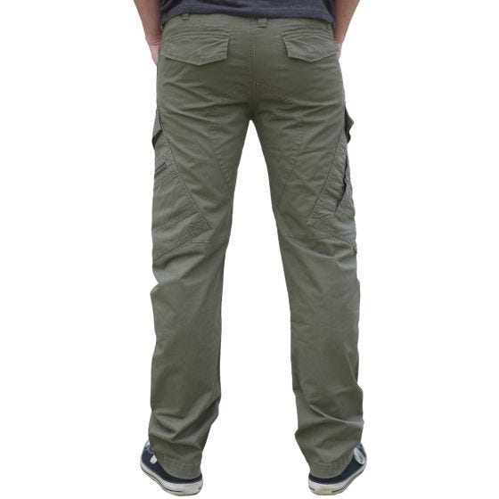 Brandit Adven Hose in Slim-Fit-Passform Dark Camo