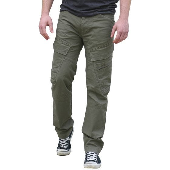 Brandit Adven Hose in Slim-Fit-Passform Dark Camo