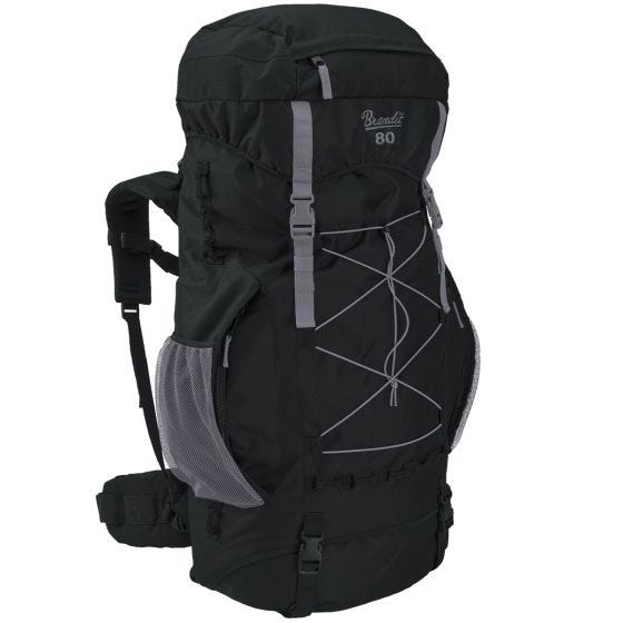 Brandit Aviator 80 Rucksack Schwarz