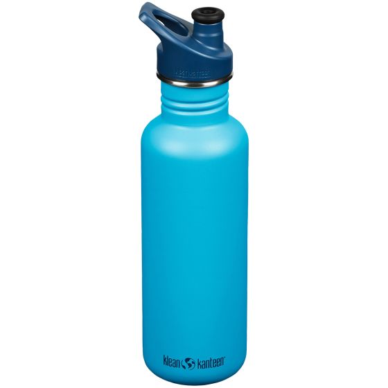 Klean Kanteen Classic 800 ml Trinkflasche mit Sport Cap - Hawaiian Ocean