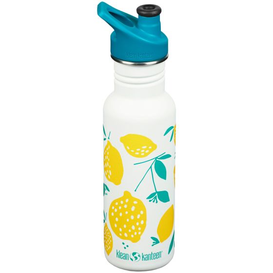 Klean Kanteen Classic 532 ml Trinkflasche mit Sport Cap - Lemon