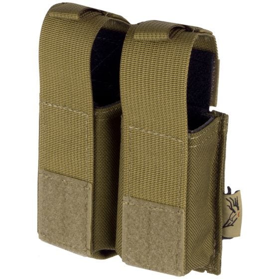 Flyye Ver. HP Doppel-Magazintasche für 9 mm-Kaliber MOLLE-Befestigungssystem Coyote Brown