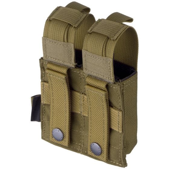 Flyye Ver. HP Doppel-Magazintasche für 9 mm-Kaliber MOLLE-Befestigungssystem Coyote Brown