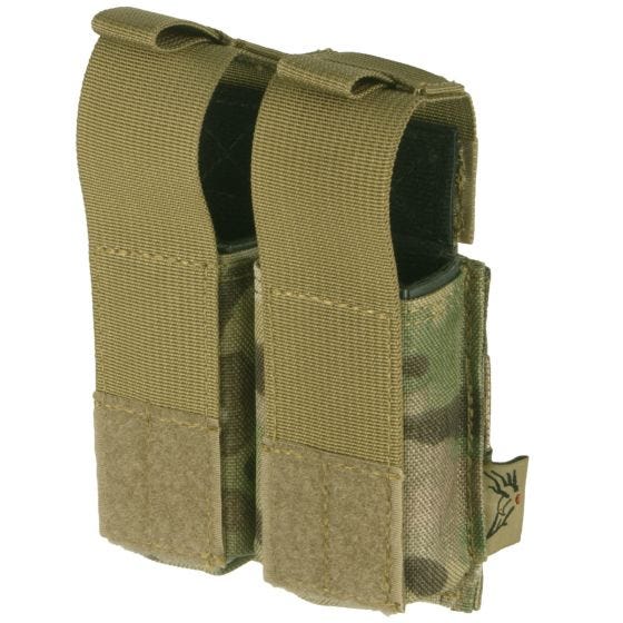 Flyye Ver. HP Doppel-Magazintasche für 9 mm-Kaliber MOLLE-Befestigungssystem MultiCam