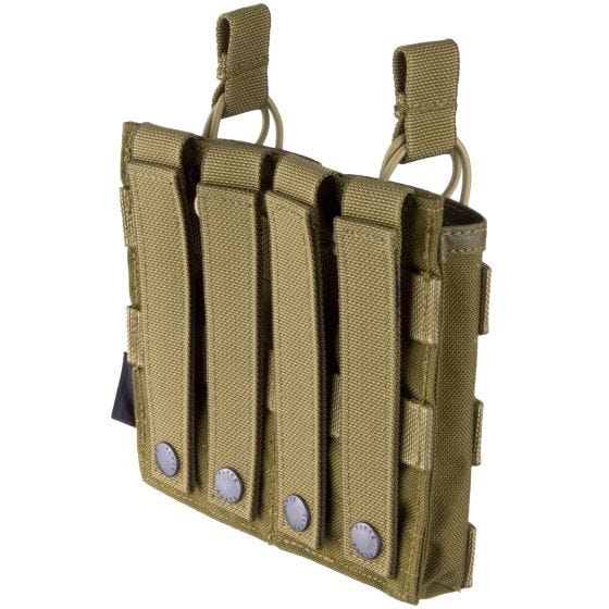 Flyye EV Universal Doppel-Magazintasche mit MOLLE-Befestigungssystem Coyote Brown