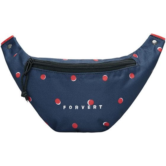 Forvert Leon Gürteltasche - Navy Doubledots