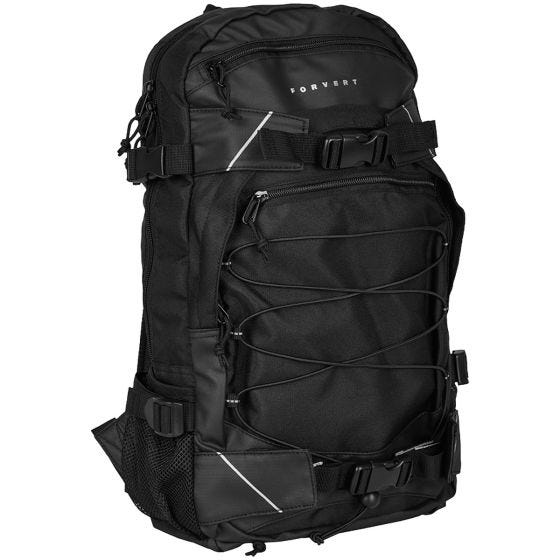 Forvert Laptop Louis Cross Rucksack - Schwarz/Schwarz
