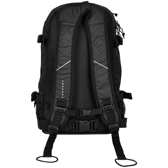 Forvert Laptop Louis Cross Rucksack - Schwarz/Schwarz