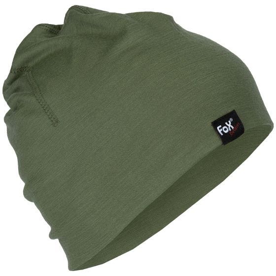 Fox Outdoor Merino Lite Beanie - Olivgrün