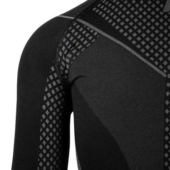 Alpinus Active Longsleeve Basislaag bovenlichaam - Zwart/Grey