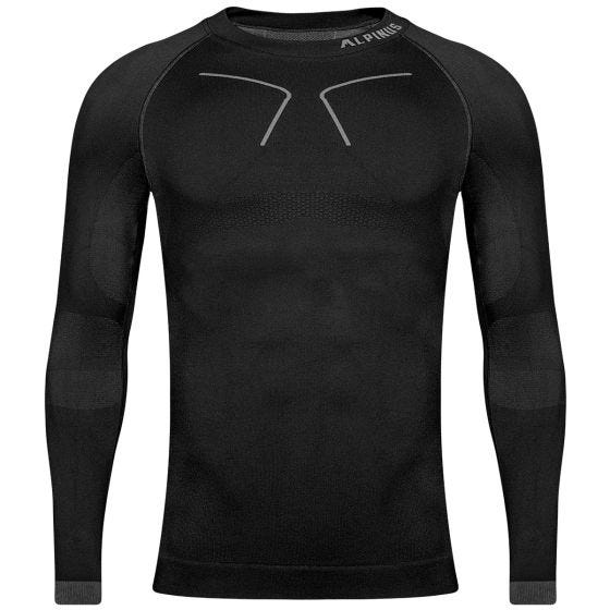 Alpinus Tactical Basislaag bovenlichaam - Zwart/Grijs