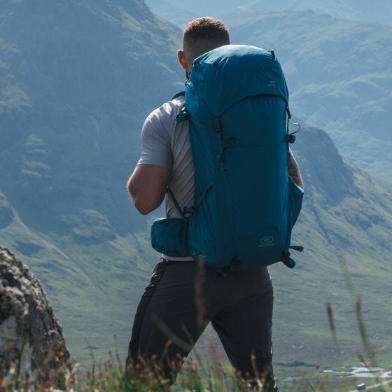 Highlander Herren Ben Nevis Rucksack 65 L - Grau