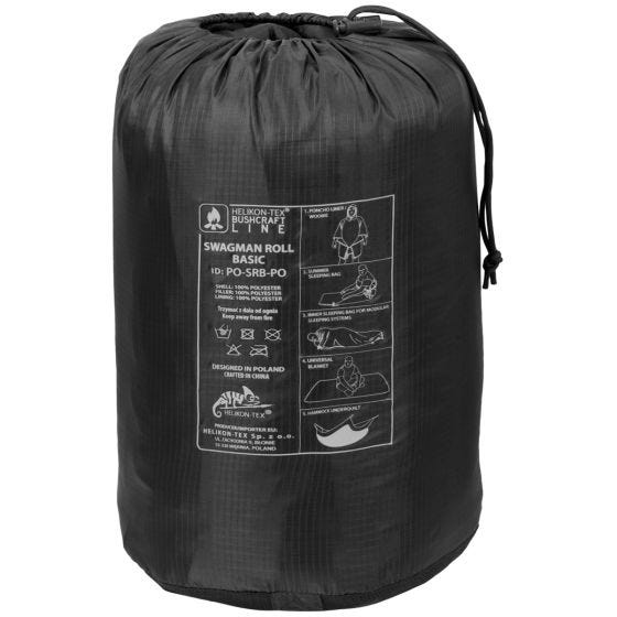 Helikon Swagman Roll Basic Poncho - Schwarz