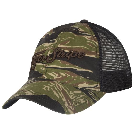 Helikon Tiger Stripe Trucker Mütze - Tiger Stripe / Black A