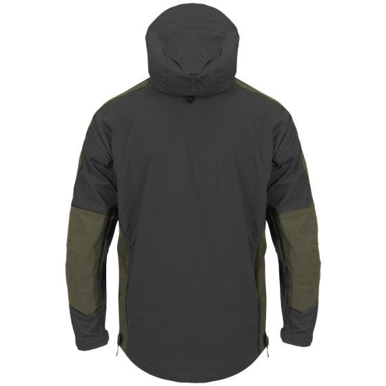 Helikon Woodsman Anorak-Jacke - Schwarz/Taiga Green