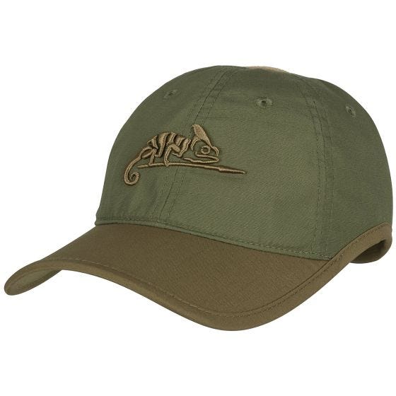 Helikon Logo Mütze Polybaumwolle Ripstop - Olivgrün/Adaptive Green