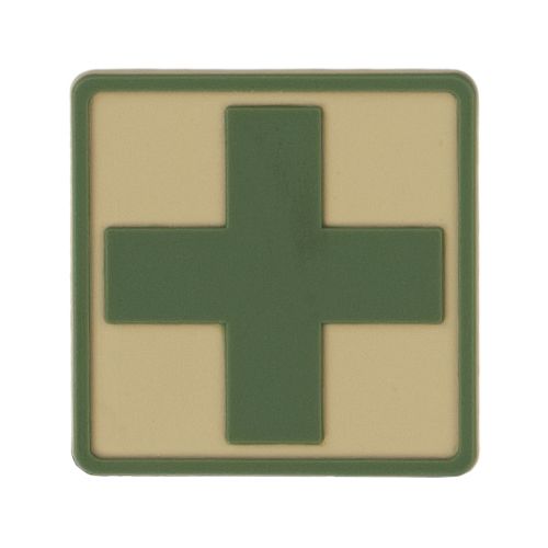 Helikon Medical Cross Patch Arzt-/Sanitäter-Symbol Khaki
