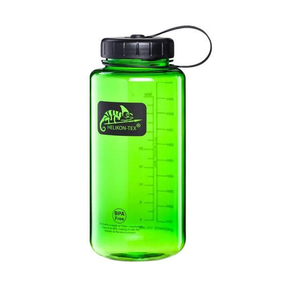 Helikon Wide Mouth Tritan Flasche 1 L - Grün/Schwarz