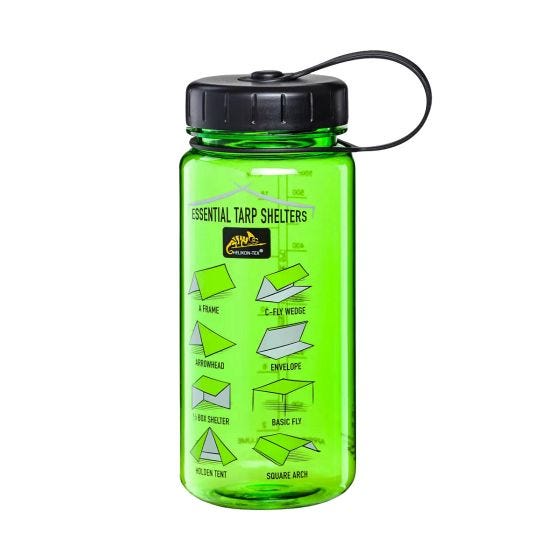 Helikon Tritan-Flasche Breite Öffnung 550 ml - Tarp Shelters Grün/Schwarz