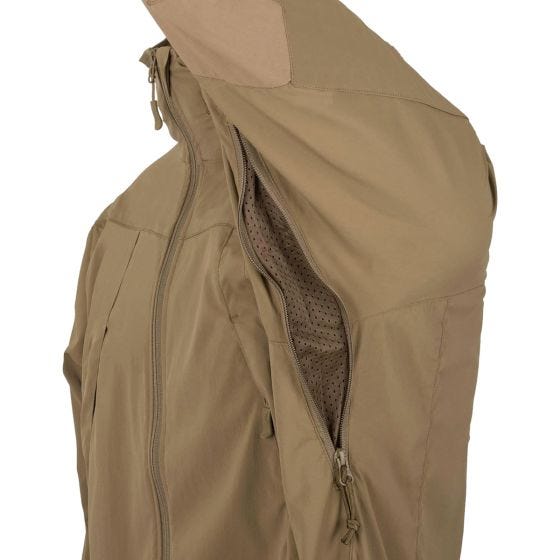 Helikon Blizzard Jacke aus StormStretch-Material Coyote
