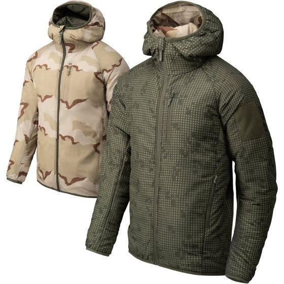 Helikon Reversible Wolfhound Kapuzenjacke - Desert Night Camo/US Desert