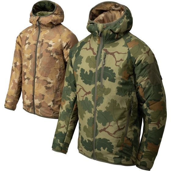 Helikon Reversible Wolfhound Kapuzenjacke - Mitchell Camo Leaf/Mitchell Camo Clouds