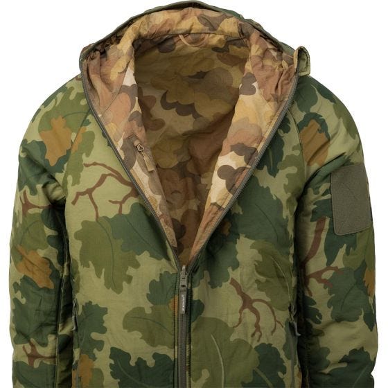 Helikon Reversible Wolfhound Kapuzenjacke - Mitchell Camo Leaf/Mitchell Camo Clouds