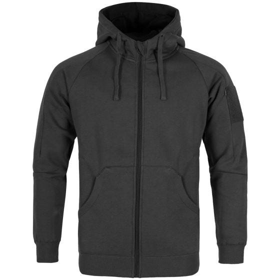 Helikon Urban Lite Taktischer Kapuzenpullover mit durchgehendem Reißverschluss Schwarz