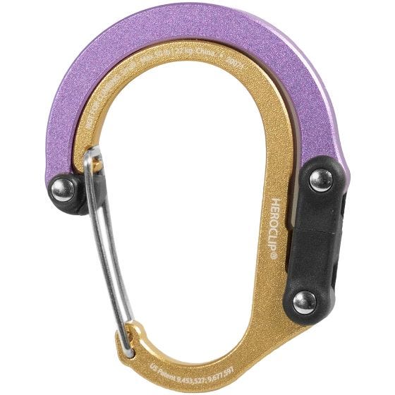 Heroclip Small Gear Karabiner - Gold Lavender