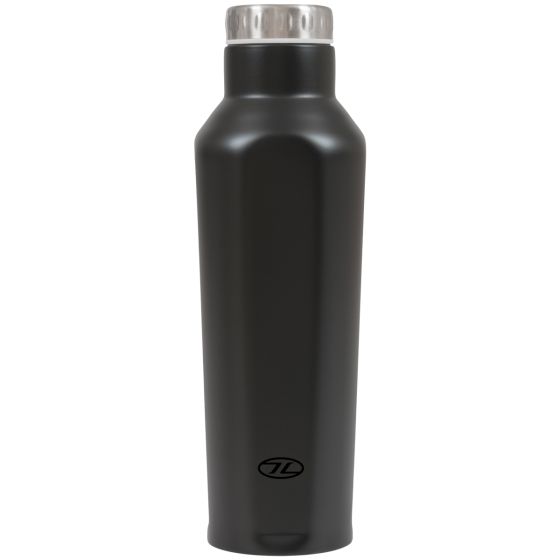 Highlander 500ml Ashta Stainless Steel Bottle Schwarz