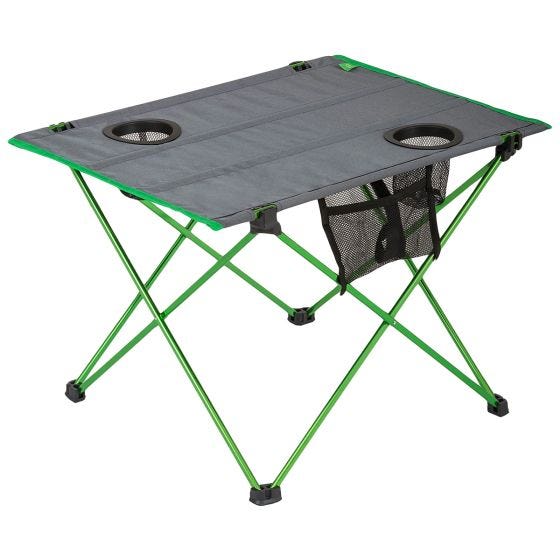 Highlander Ayr Klappbarer Campingtisch - Grün/Grau