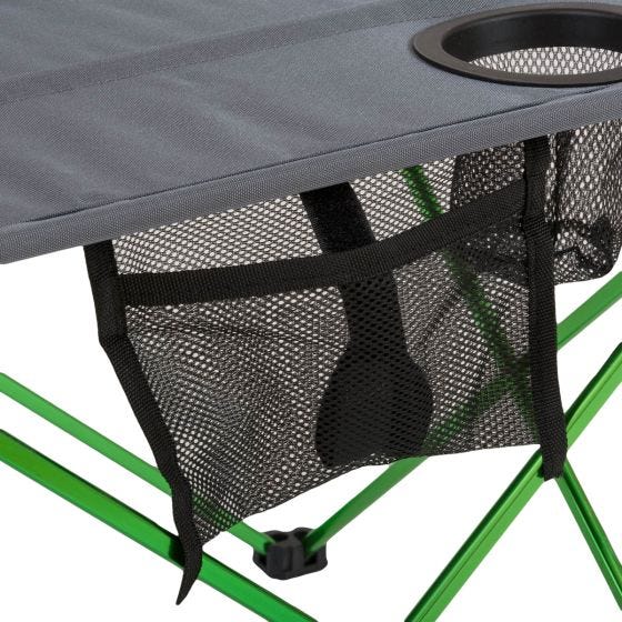 Highlander Ayr Klappbarer Campingtisch - Grün/Grau