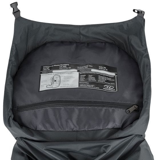 Highlander Herren Ben Nevis Rucksack 65 L - Grau