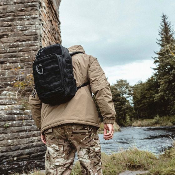 Highlander Forces Harrier Tasche 25 L - Schwarz