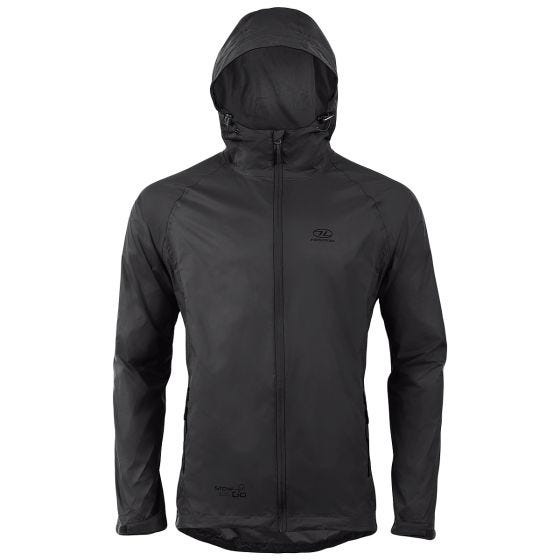 Highlander Stow & Go Packaway-Jacke - Schwarz